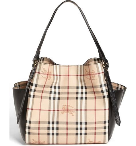 burberry small canterbury tote white|Burberry haymarket bag.